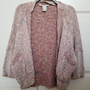 American Rag 3/4 sleeve draped sweater S/M